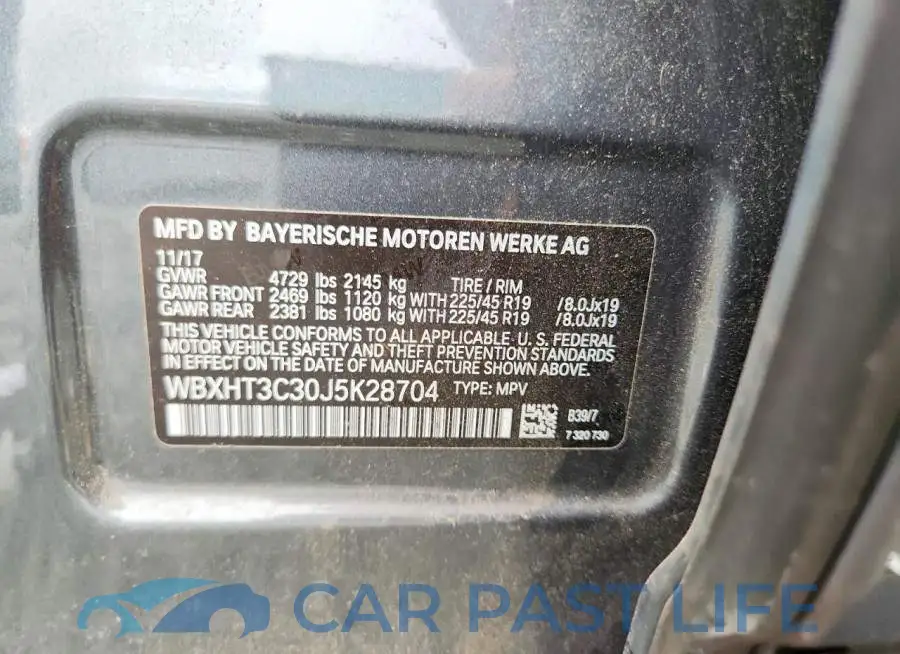 WBXHT3C30J5K28704# 14