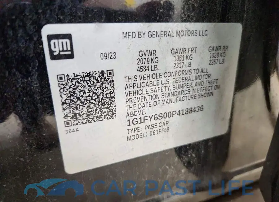 1G1FY6S00P4188436# 12