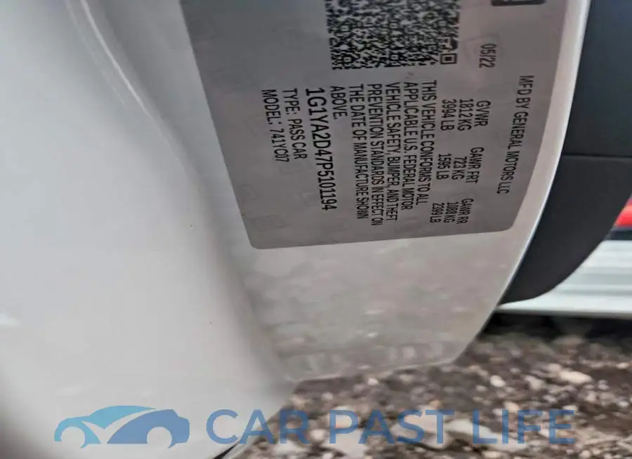 1G1YA2D47P5101194# 12