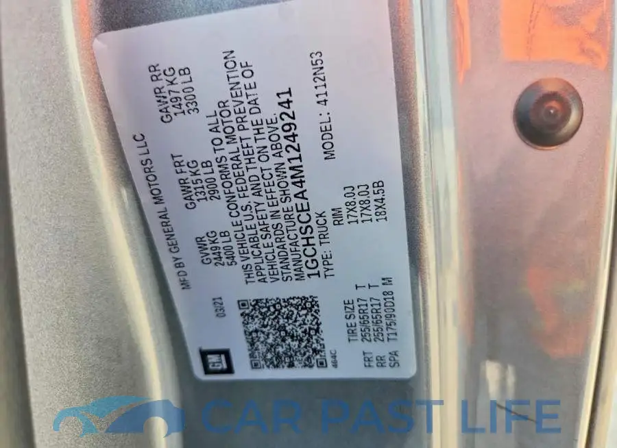 1GCHSCEA4M1249241# 12