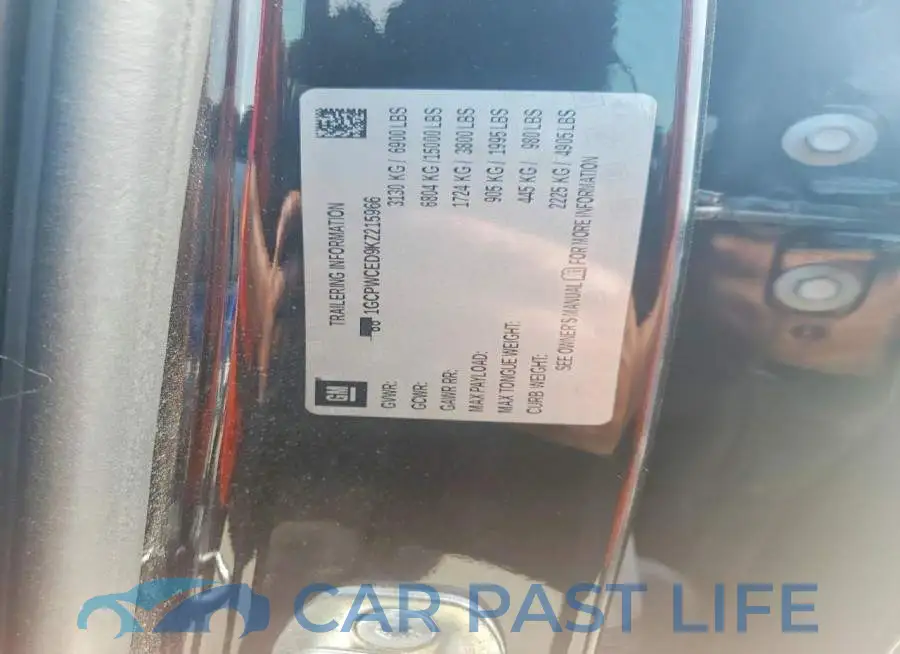 1GCPWCED9KZ215966# 12