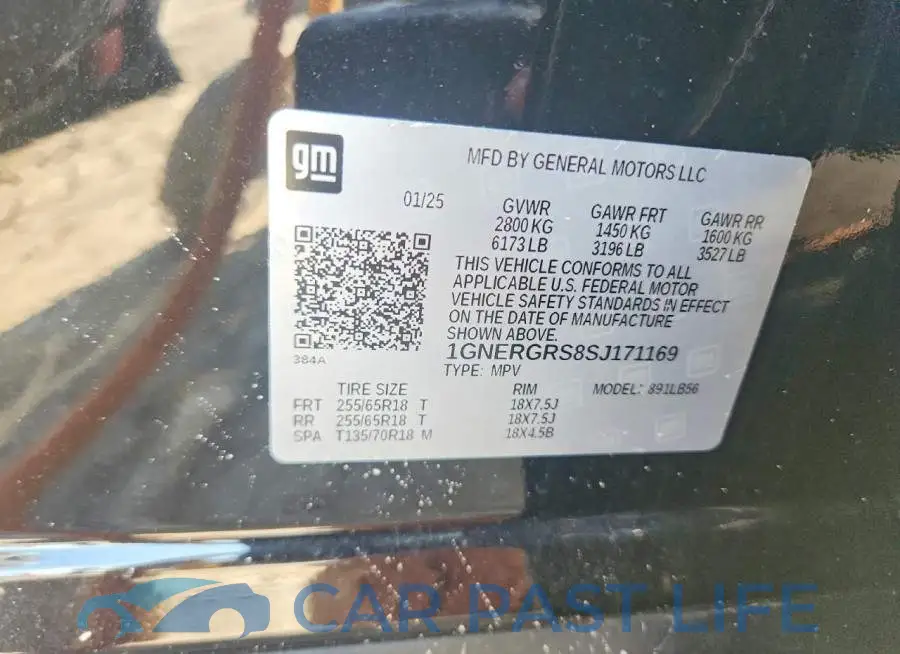 1GNERGRS8SJ171169# 14