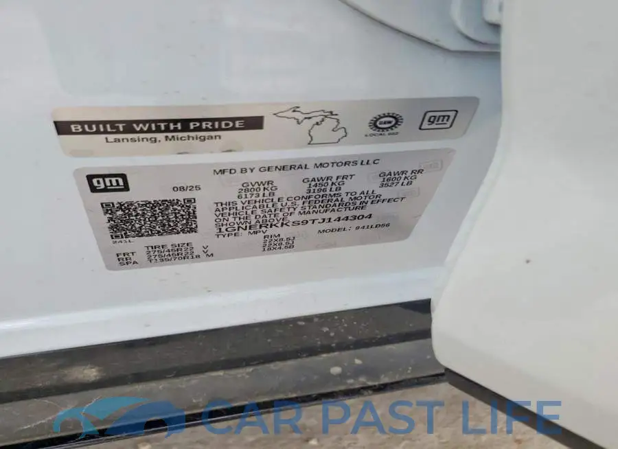 1GNERKKS9TJ144304# 13