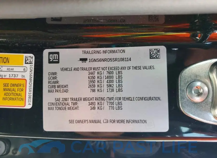 1GNS6NRD5SR108114# 14