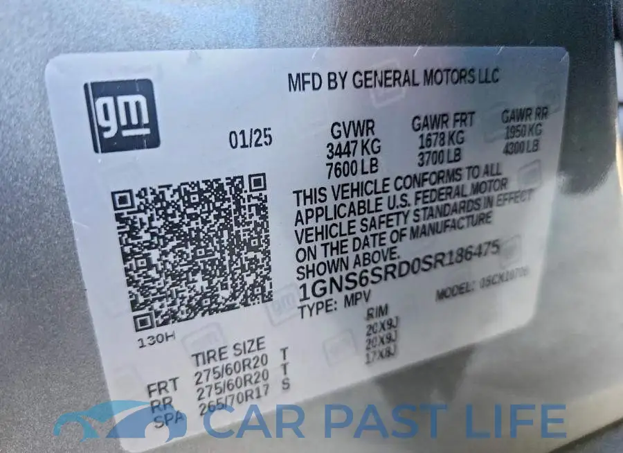 1GNS6SRD0SR186475# 14