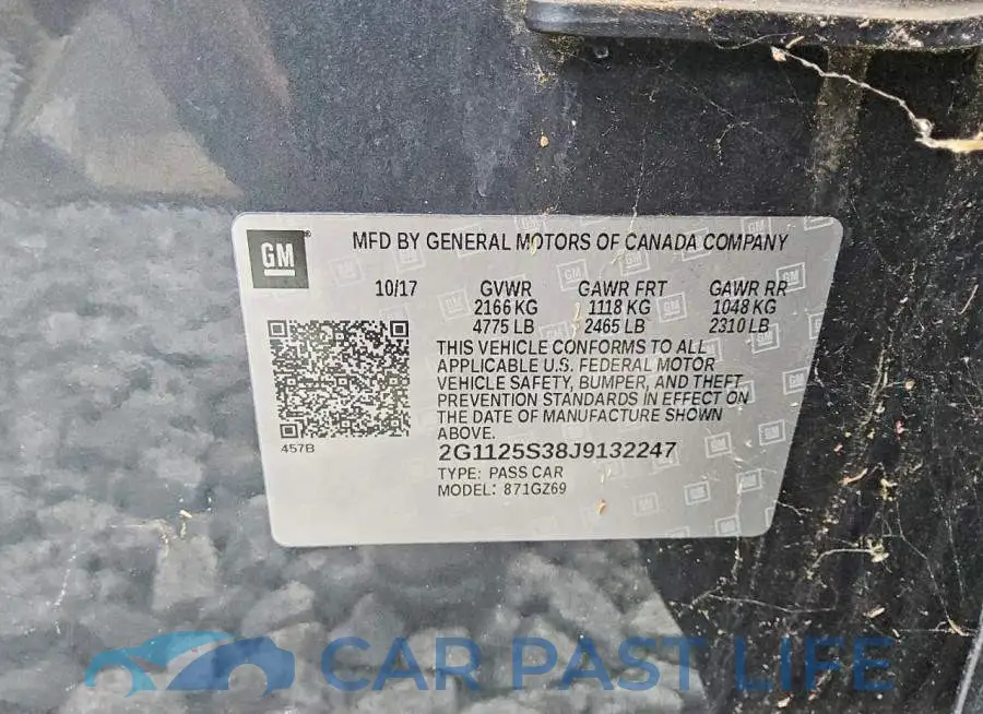 2G1125S38J9132247# 12