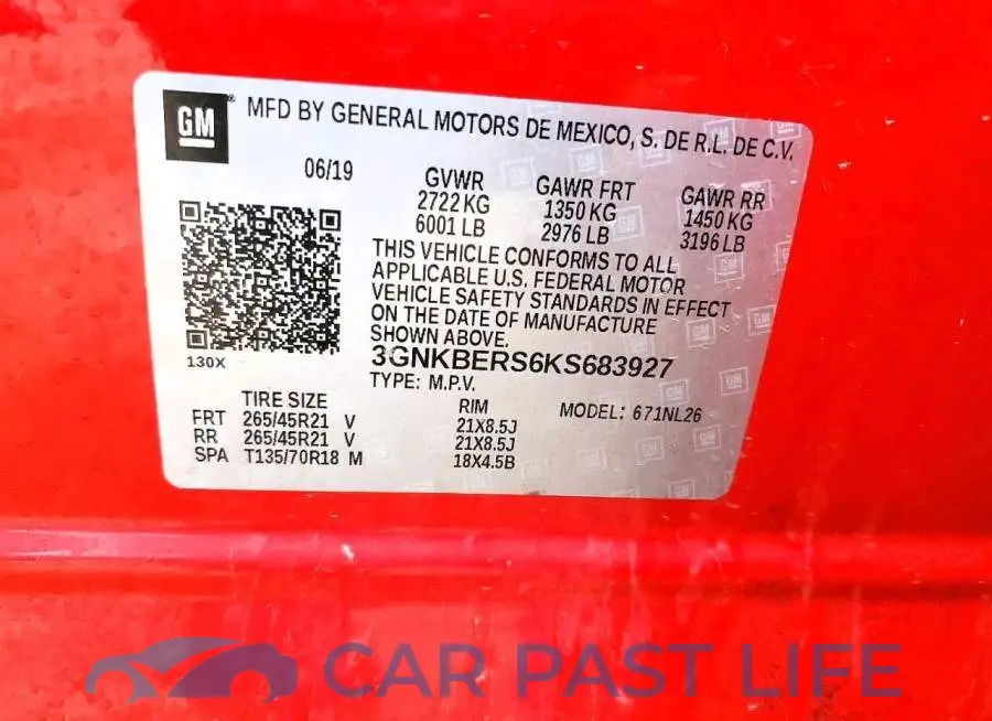 3GNKBERS6KS683927# 14
