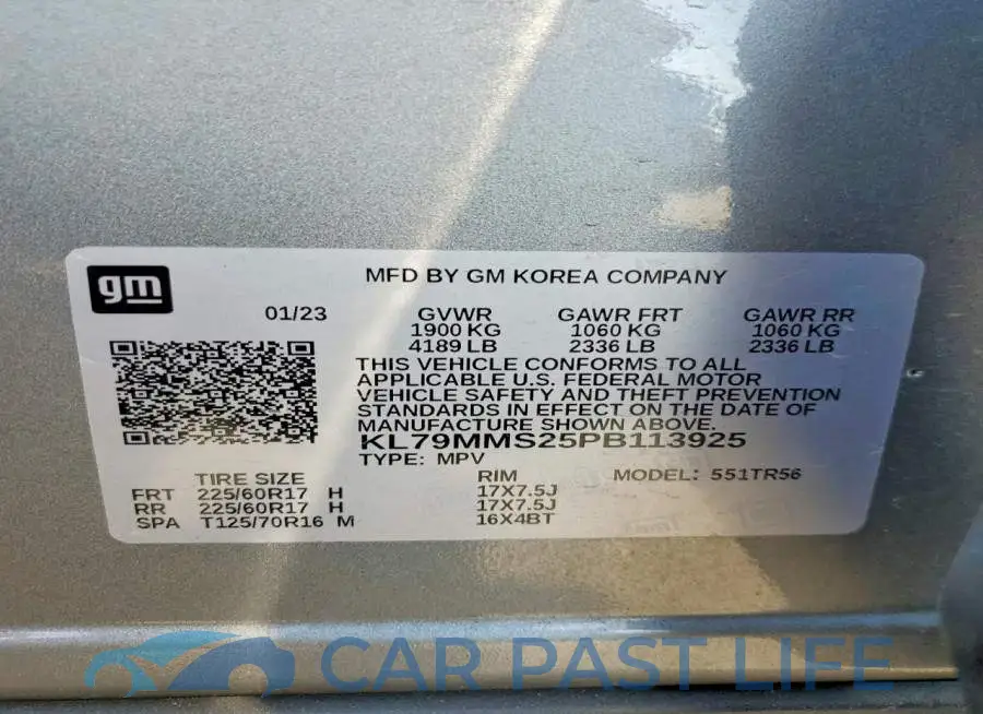 KL79MMS25PB113925# 14