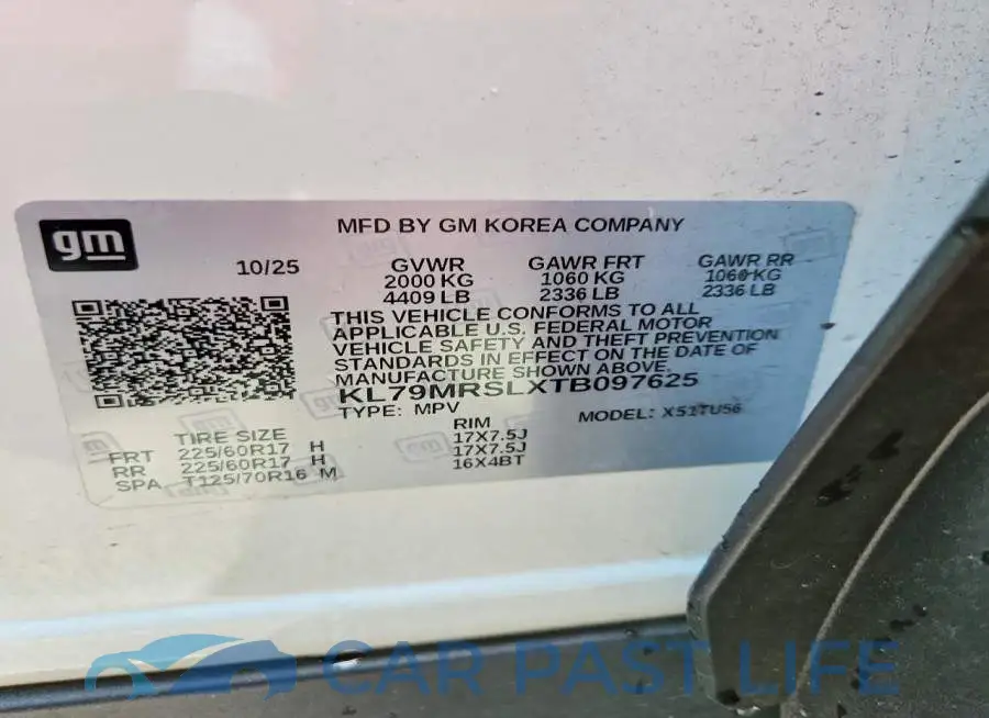 KL79MRSLXTB097625# 13