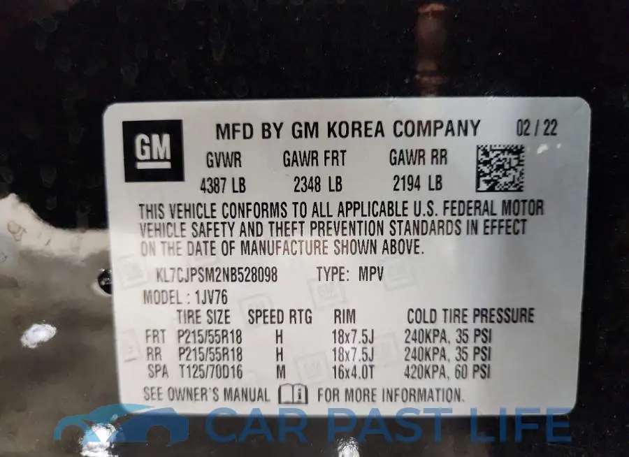 KL7CJPSM2NB528098# 13