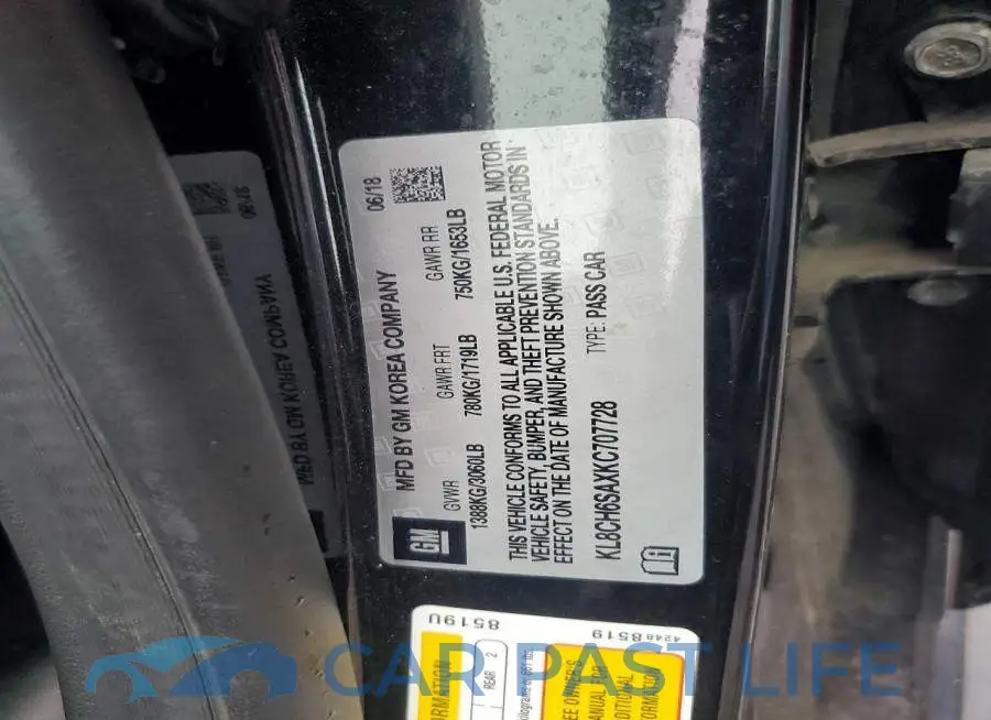 KL8CH6SAXKC707728# 13