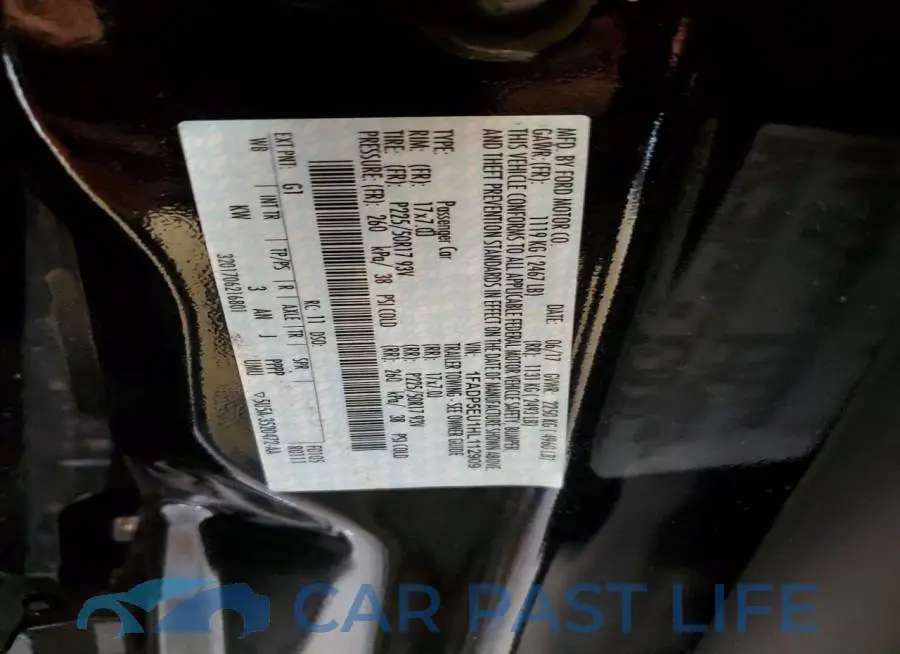 1FADP5EU1HL112909# 13