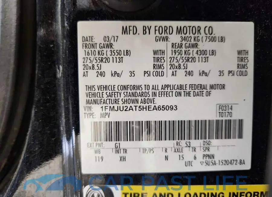 1FMJU2AT5HEA65093# 14