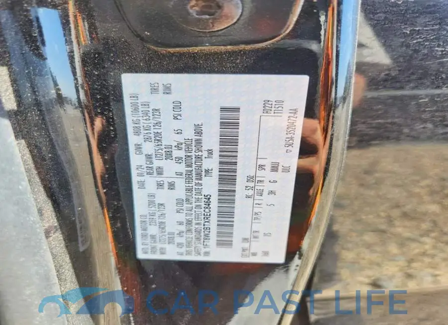 1FT8W2BTXREC84645# 12