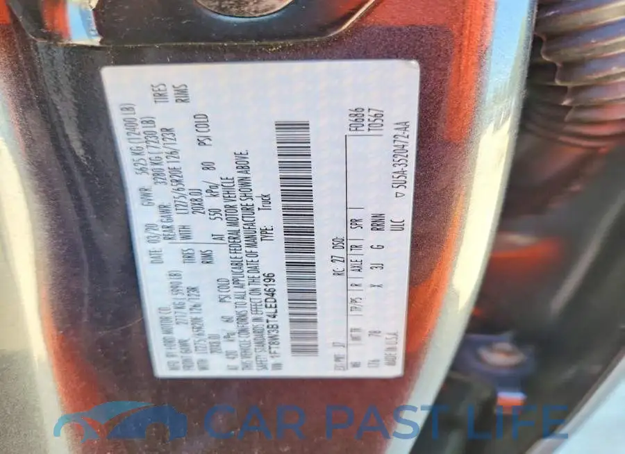 1FT8W3BT4LED46196# 12