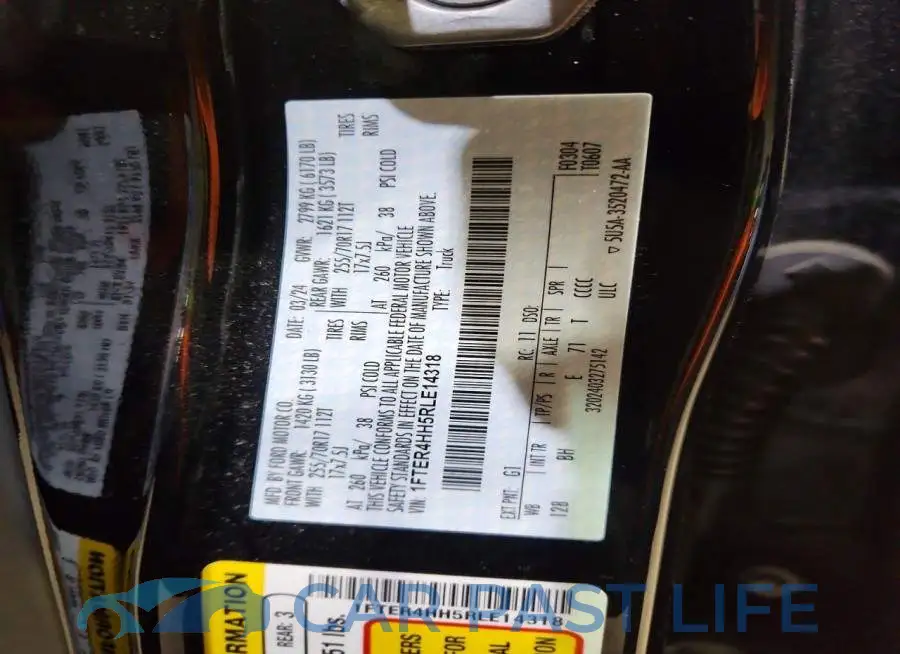 1FTER4HH5RLE14318# 12