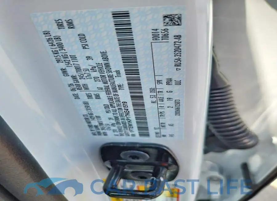 1FTEW1KP1TKE41519# 13