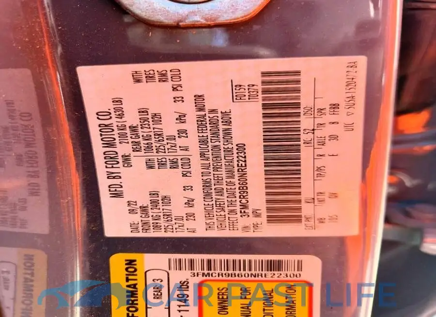 3FMCR9B60NRE22300# 13