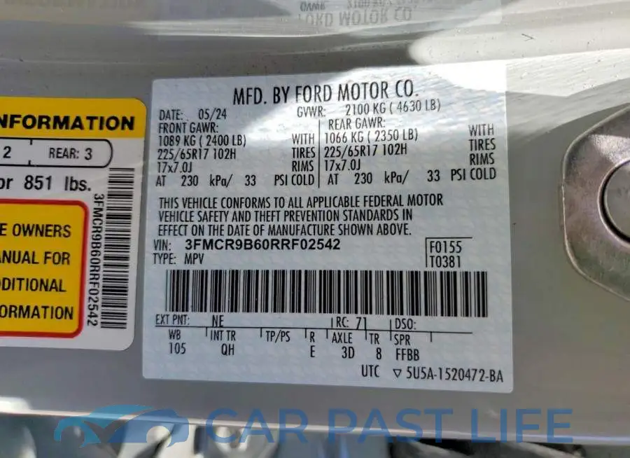 3FMCR9B60RRF02542# 13