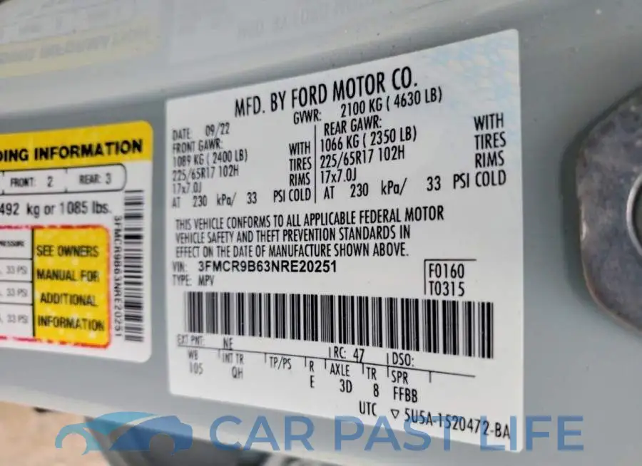 3FMCR9B63NRE20251# 14