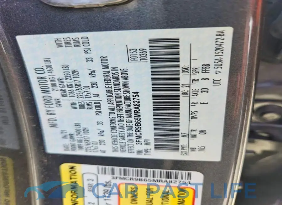 3FMCR9B65MRA82754# 14