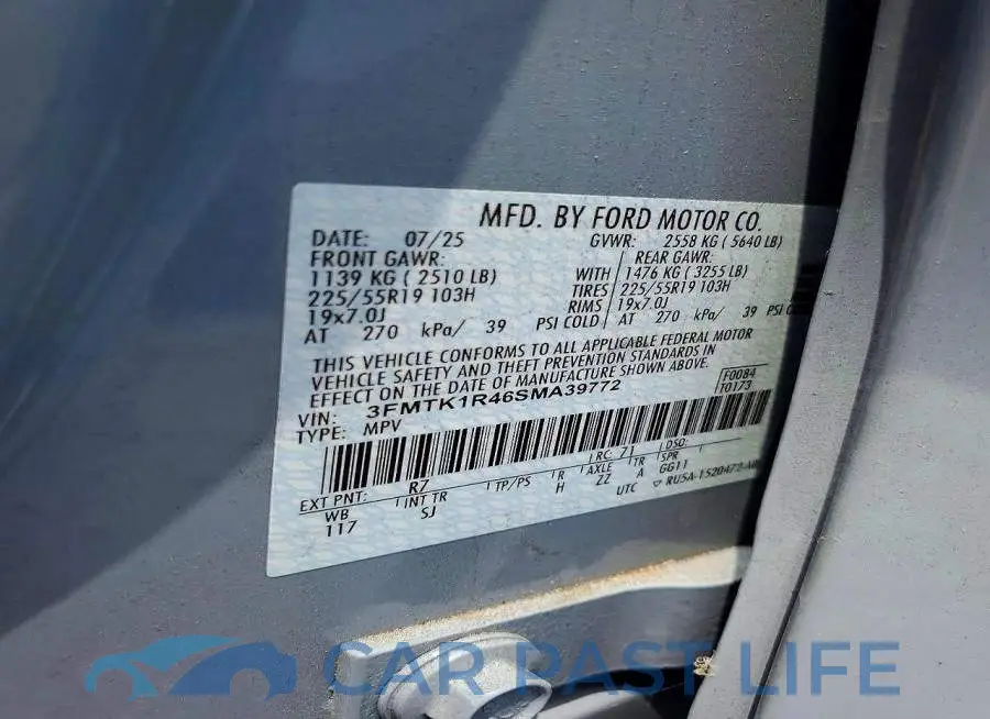 3FMTK1R46SMA39772# 13
