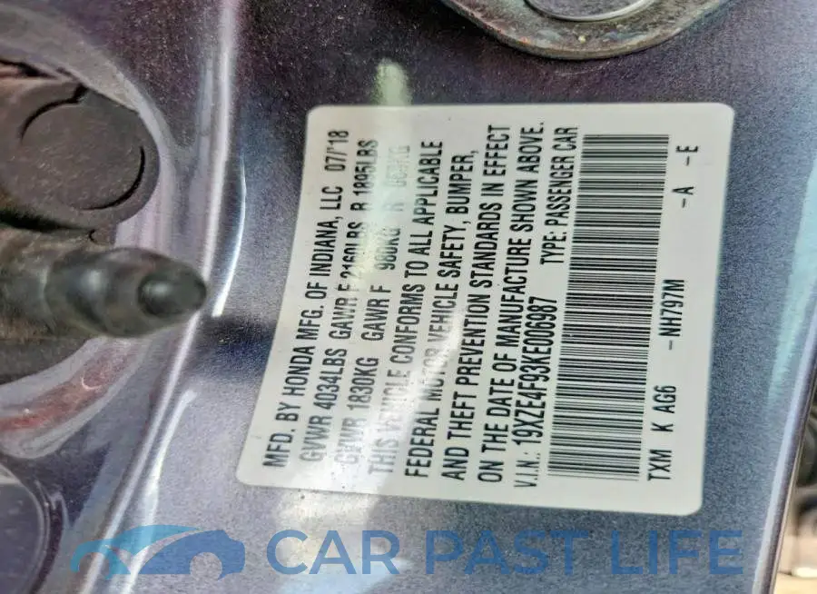 19XZE4F93KE006987# 12