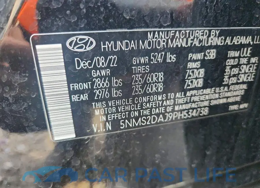 5NMS2DAJ9PH534738# 13