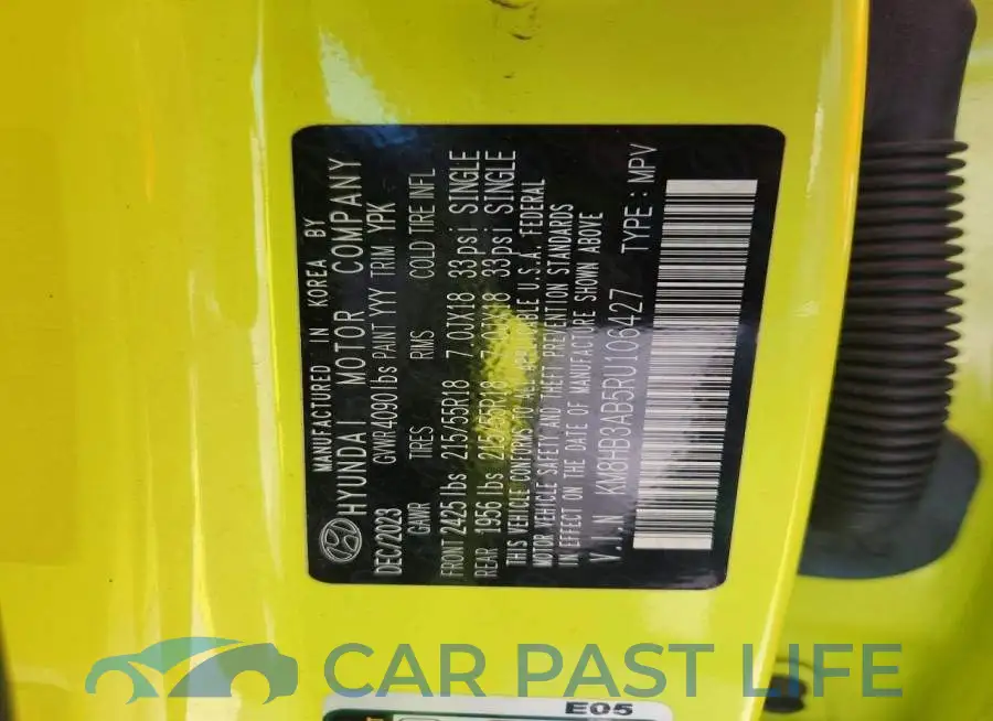 KM8HB3AB5RU106427# 13
