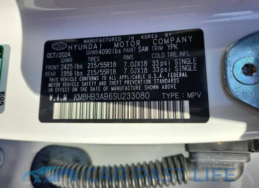 KM8HB3AB6SU233080# 14