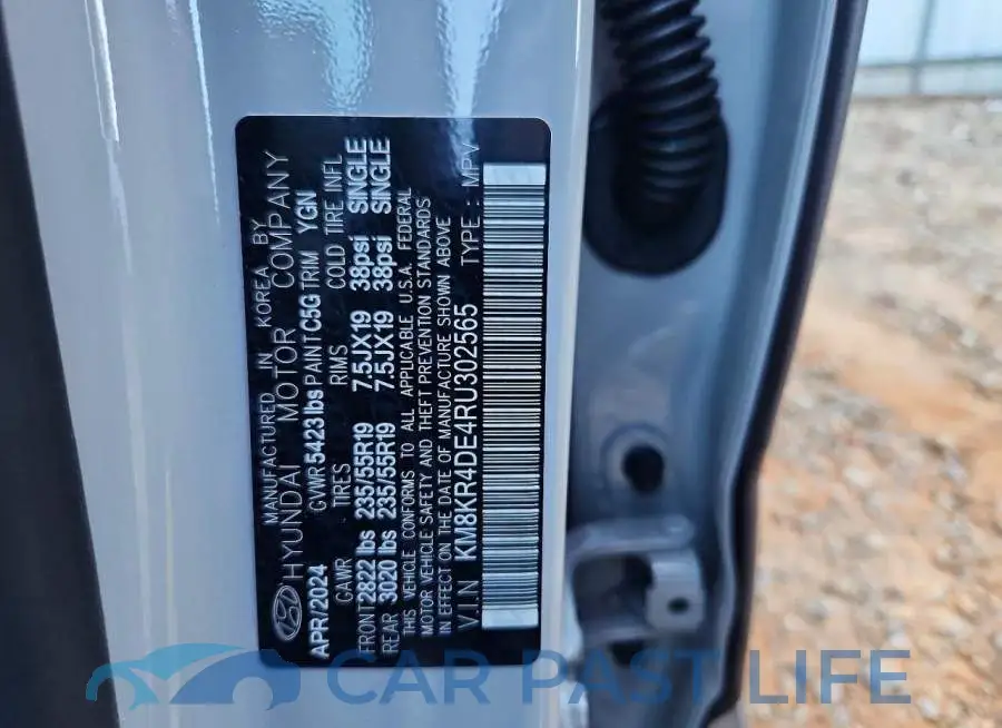 KM8KR4DE4RU302565# 12