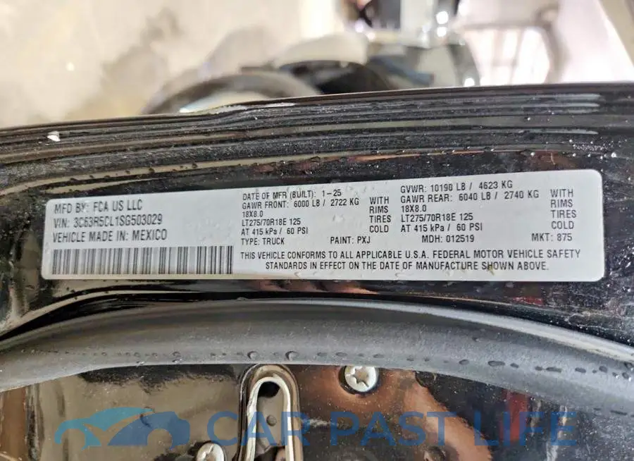 3C63R5CL1SG503029# 13