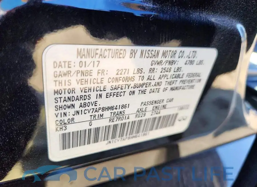 JN1CV7AP8HM641861# 13