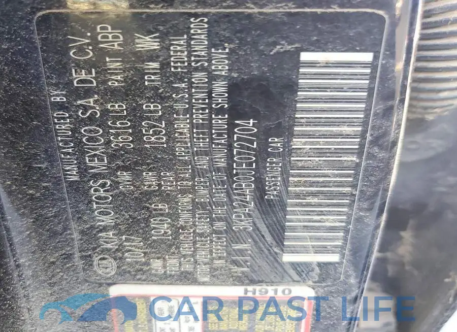 3KPA24AB0JE072704# 12