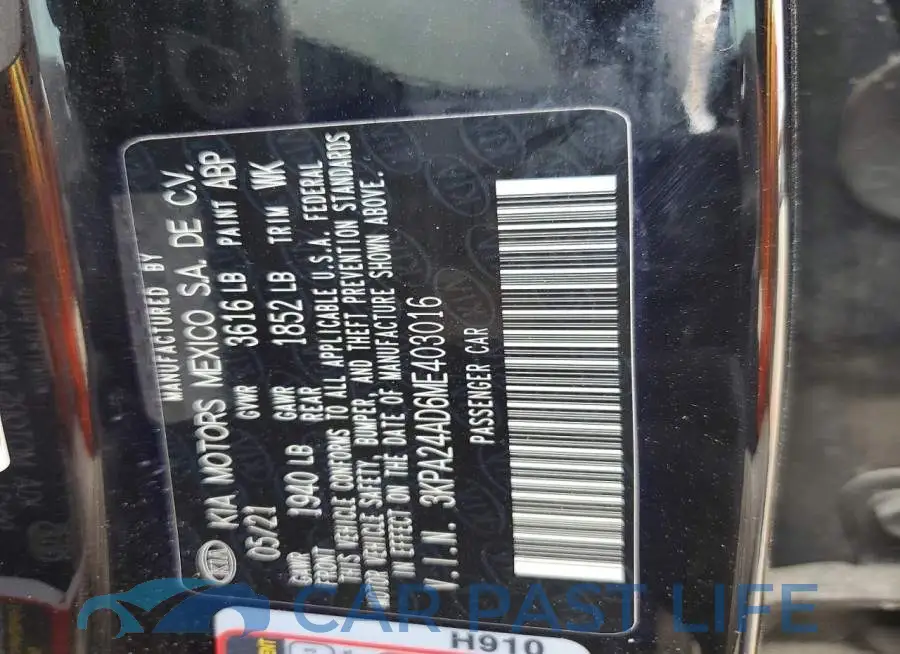 3KPA24AD6ME403016# 13