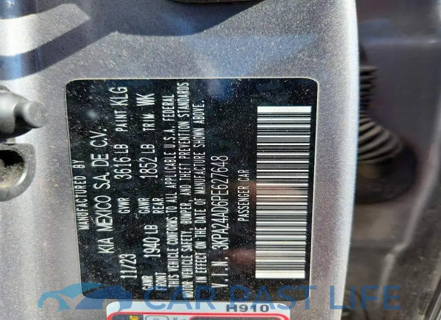 3KPA24AD6PE627648# 12