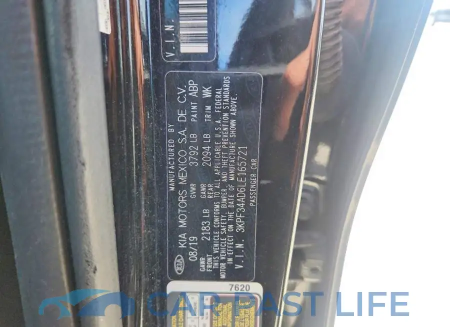 3KPF34AD6LE165721# 12