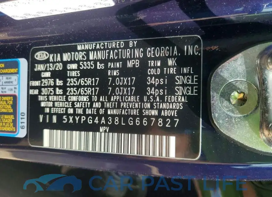 5XYPG4A38LG667827# 14