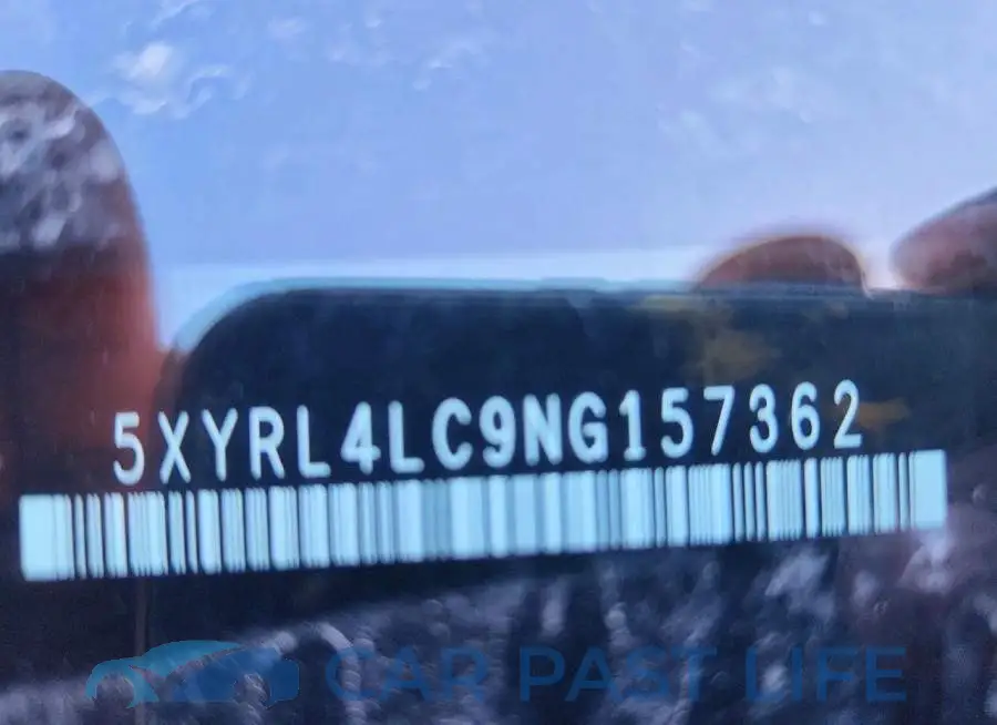 5XYRL4LC9NG157362# 13