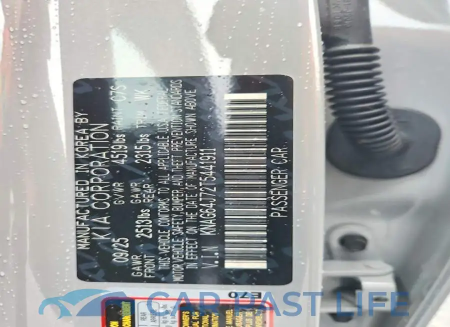 KNAG64J72T5441911# 13