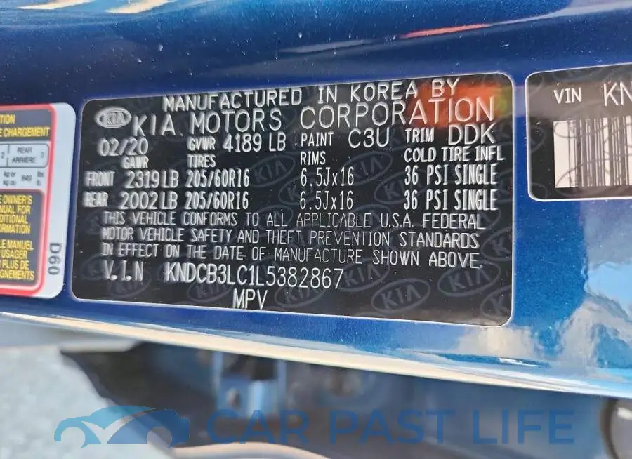 KNDCB3LC1L5382867# 12