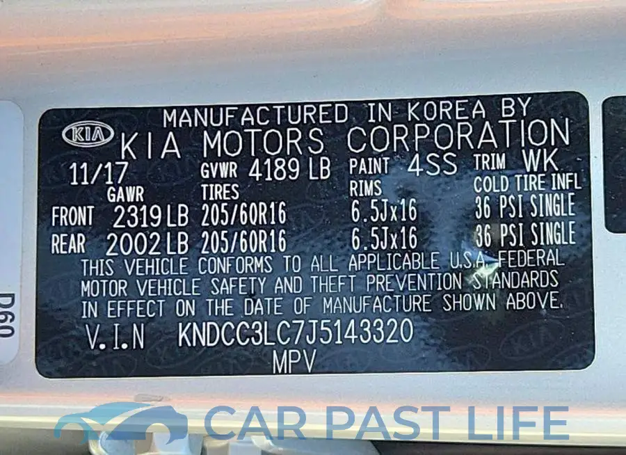 KNDCC3LC7J5143320# 13