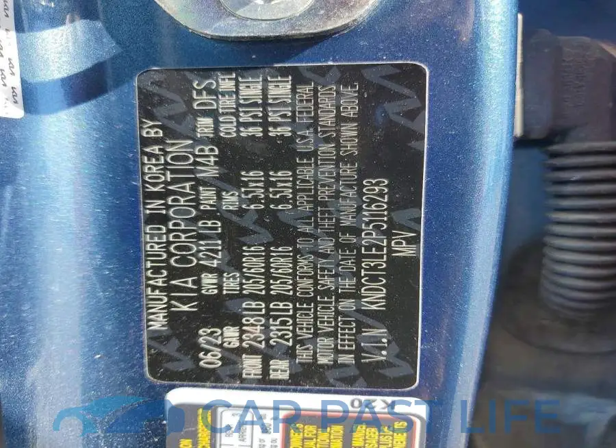 KNDCT3LE2P5116293# 13