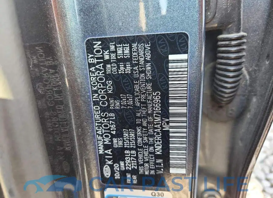 KNDERCAA1M7166965# 13