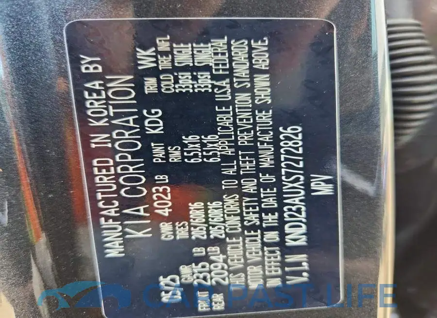 KNDJ23AUXS7272826# 14