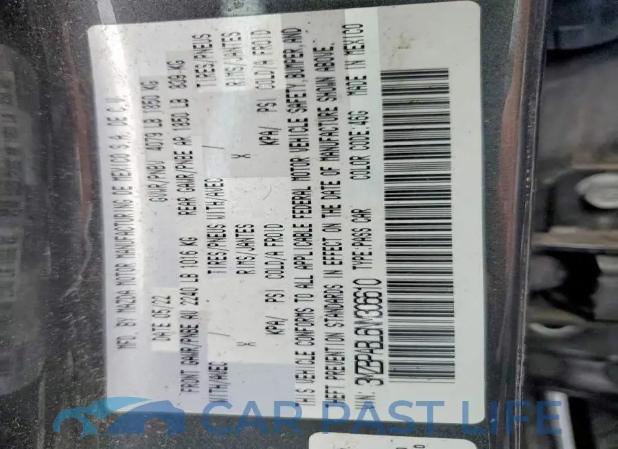 3MZBPABL6NM306610# 12