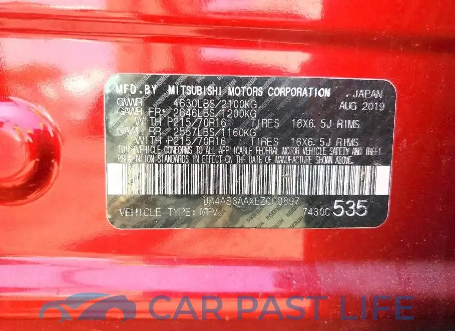 JA4AS3AAXLZ008897# 12