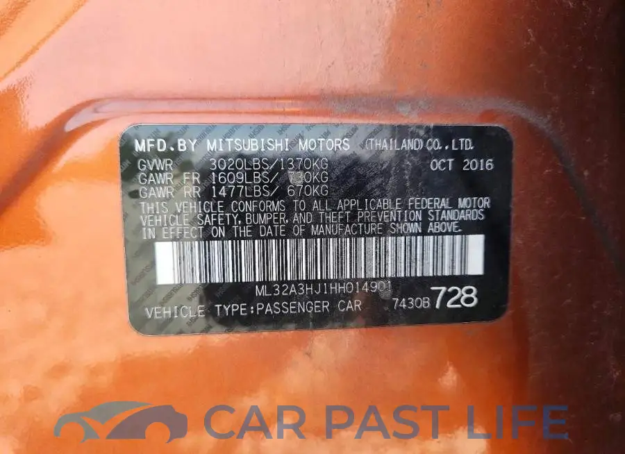 ML32A3HJ1HH014901# 12
