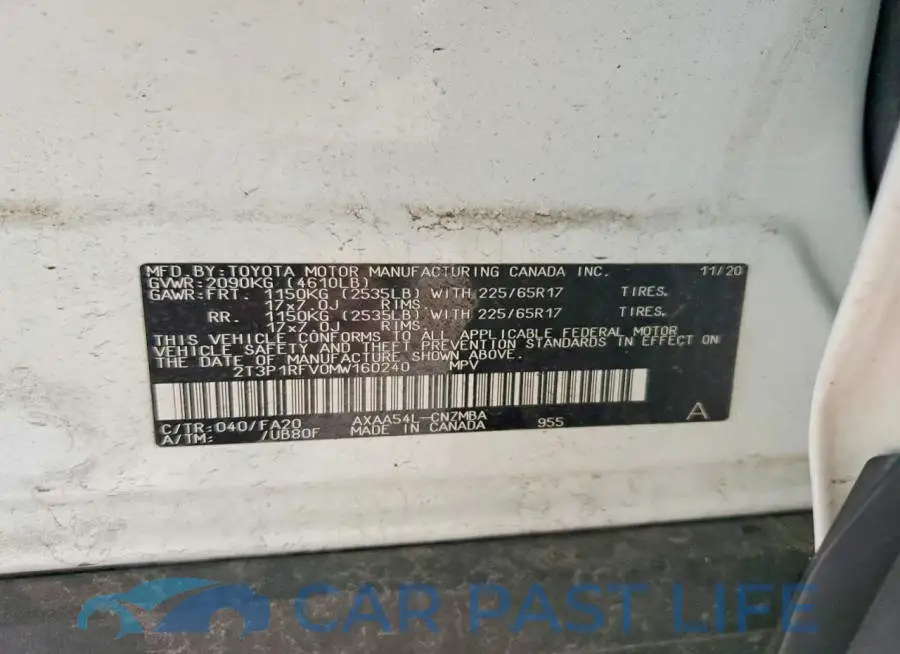 2T3P1RFV0MW160240# 13