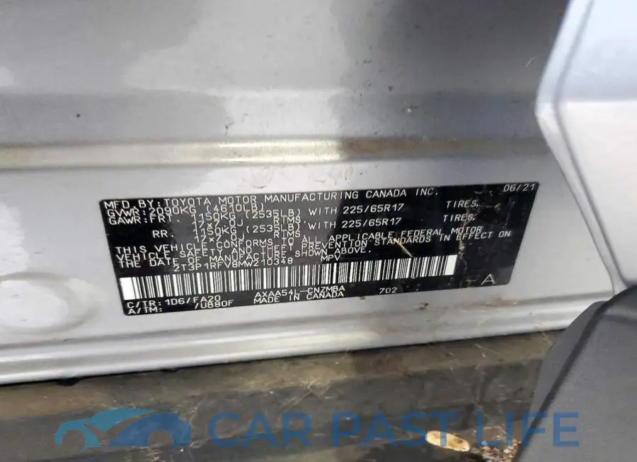 2T3P1RFV8MW210348# 13